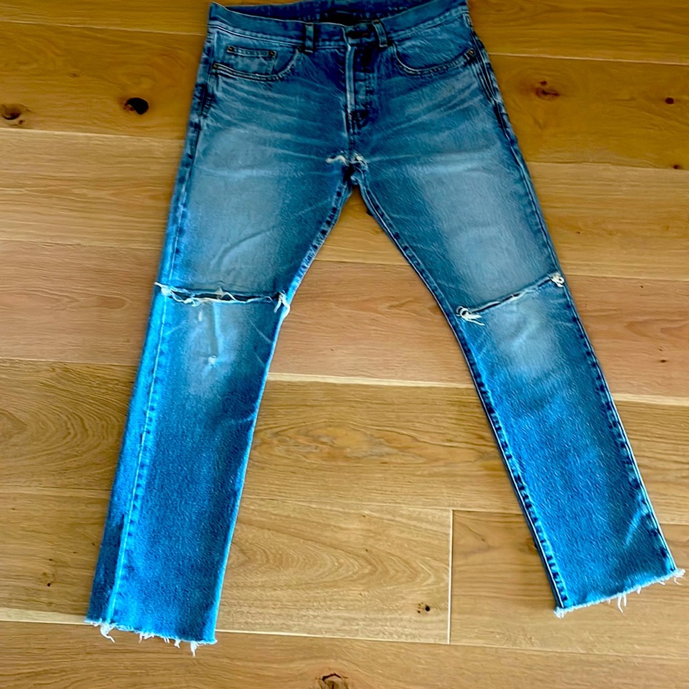 Saint Laurent Ripped Jeans Size 32